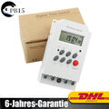 Relais Zeitschaltuhr Digital LCD Ganze Woche Programmierbar, Gleichstrom 12V 30A