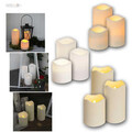 LED Kerze für Außen mit Timer, flackernde elektrische Kerzen flackernd CANDLE