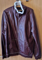 Lederjacke aus Lammleder, Fleecestoff- Innenseite XL/EU 56