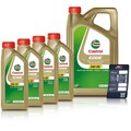 4x 1 L + 5 L = 9 LITER CASTROL EDGE 5W-30 M MOTOR-ÖL 50022256