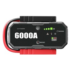 6000A Auto Starthilfe Jump Starter Ladegerät 12V KFZ Booster Powerbank + Tasche