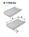 FILTRON Filter, Innenraumluft K 1160-2x für ALPINA BMW