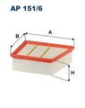 FILTRON Luftfilter AP 151/6 für FORD