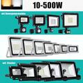 10-1000W LED Fluter mit Bewegungsmelder/Stecker Außen Strahler Scheinwerfer IP65