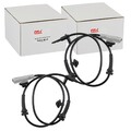 2x NTY ABS-SENSOR RADDREHZAHL VORNE BEIDSEITIG passend für NISSAN MICRA