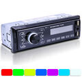 Autoradio mit Bluetooth Freisprech USB SD Aux FM 7 Farben 1DIN MP3 Fernbedienung