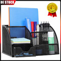 Schreibtisch Organizer Metall Stifteköcher Büro Organisation Stiftehalter Mesh