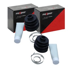 2X MAXGEAR ACHSMANSCHETTEN SATZ RADSEITIG GETRIEBESEITIG passend für HONDA CONCE