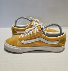 Vans Vansrun senfgelb weiß Low-Top UK-Größe 6,5 Skateboardschuhe