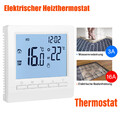 Wifi LCD Digital Thermostat Raumthermostat FußBodenheizung Wandheizung Weiß 2025