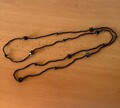 Lange Kette /schwarz/Modeschmuck