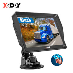 XGODY LKW Navi 9 Zoll Navigationsgerät mit Bluetooth 2024 lebenslang Kartenupdat