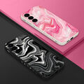 Handyhülle Für Samsung S24 S25 Ultra S23 S22 S21 A55 A54 Marmor TPU Schutz Case