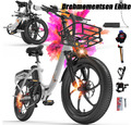 Elektrofahrrad 20Zoll E Mountainbike 48V 20AH Drehmomentsensor Hydraulisch eBike