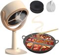 Dunstabzugshaube Tragbare Abzugshaube Mini Desktop Mobile Abzugshaube für Hotpot