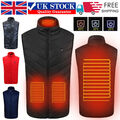 USB elektrisch beheizte Weste mit Akku Winterweste Bodywarmer Thermojacke