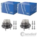 2X SKF RADLAGER-SATZ HINTEN PASSEND FÜR CHEVROLET CRUZE ORLANDO OPEL ASTRA