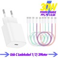 Für iPhone 16 16Pro 15 15 Pro Max Usb C Adapter 30W Schnellladegerät Ladekabel