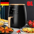 Heißluftfritteuse XXL Air fryer Backofen Fritteusen Heißluft Friteuse Grill 6L