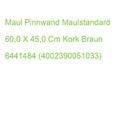 Maul Pinnwand Maulstandard 60,0 X 45,0 Cm Kork Braun 6441484 (4002390051033)