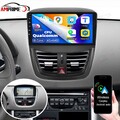 Qualcomm 4+64GB CarPlay Für Peugeot 207 CC 2009-13 Android 15 Autoradio GPS Navi