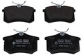 Bremsbelagsatz Scheibenbremse Hinterachse für AUDI PEUGEOT SEAT VW A4 B6 Avant