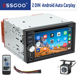 Doppel 2 DIN Andriod Apple Carplay Autoradio CD DVD AM RDS USB Bluetooth AUX Kam