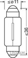 ams-OSRAM 6461 Glühlampe, Einstiegleuchte vorne hinten links rechts für