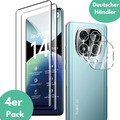 2X Schutzglas für Xiaomi Redmi Note 14 Pro Plus 5G Panzerfolie Display Kamera 3D