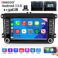 Autoradio 7" 32G Carplay Android13 Für VW GOLF 5 6 Passat Polo Kamera GPS Nav FM