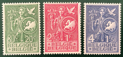 Belgique * Belgien * 1953  Serie Allegorie Mi 976-978  MNH **