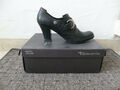 Tamaris Ballerina Slipper Halbschuhe Pumps schwarz Leder NEU!!
