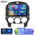 Für Mazda 2 2007-2013 Carplay Android 15 Autoradio GPS NAVI BT WIFI SWC FM 2+64G