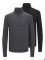 JACK&JONES Herren Pullover Rollkragen 2er Pack JJEEMIL KNIT ROLL NECK 2PK MP