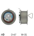 SKF Spannrolle Zahnriemen Ø67mm Links für VW Caddy III Sharan FORD Galaxy SEAT 