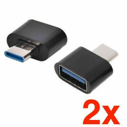 NEU - 2x USB-C 3.1 zu USB 3.0 OTG Adapter Stecker Konverter Buchse Typ C auf A