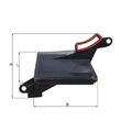 1x Hydraulikfilter, Automatikgetriebe MAHLE HX 188 passend für GMC OPEL SAAB