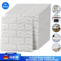 50x 3D Tapete Wandpaneele Selbstklebend Ziegel Wandaufkleber Schutzschichten DE