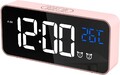 CHEREEKI Digitaler Wecker, LED Digitaluhr mit Temperaturanzeige Tragbarer