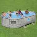  Power Steel Pool Set 488x305x107cm Schwimmbad Schwimmbecken Gartenpool Bestway
