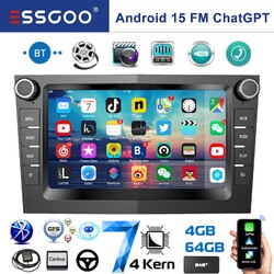 DAB+ Android15 Für Opel Corsa C D Zafira B Astra G H Apple Carplay Autoradio GPS
