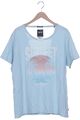 CHIEMSEE T-Shirt Damen Shirt Kurzärmliges Oberteil Gr. XL Hellblau #sbm6y48