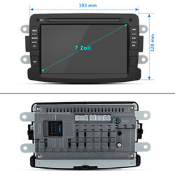 DAB+ Für Renault Dacia Duster Dokker Android13 Autoradio GPS Nav WIFI SWC BT 32G