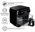 KHF-550 Heißluftfritteuse 5,5 Liter mit Touchdisplay und Frittierkorb aus Glas