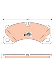 TRW GDB1774 Bremsbelagsatz, Scheibenbremse für AUDI PORSCHE VW