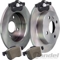2 BREMSSCHEIBEN 256mm massiv + BELÄGE VORNE passend für VW PASSAT 35i 1988-1997