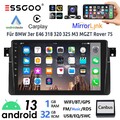 Android 13 Apple Carplay Autoradio GPS RDS +KAM Für BMW 3er E46 M3 Rover 75 MGZT