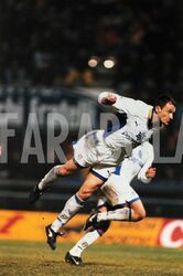 Altes Pressefoto Fußball Serie A 1997-98 Parma Mario Stanic IN Action Druck