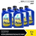 Petronas Paraflu UP Kühlerfrostschutz rot Kühlflüssigkeit 6x1 Liter = 6 Liter