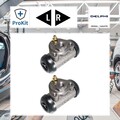 2x ORIGINAL® Delphi LW70003 Radbremszylinder Vorne passend für Fiat 500 126